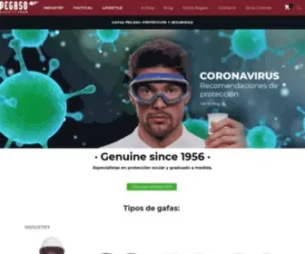 Pegasosafety.com(Gafas de Seguridad y Protección) Screenshot