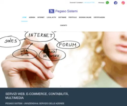 Pegasosistemi.com(Pegaso Sistemi) Screenshot