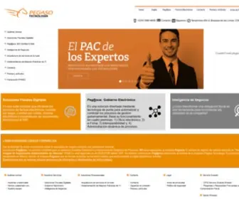 Pegasotecnologia.mx(Tecnología) Screenshot