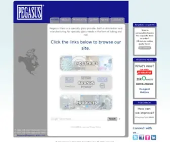 Pegasus-Glass.com(Pegasus Glass) Screenshot