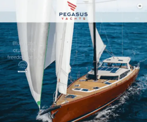 Pegasus-Yachts.com(The Pegasus) Screenshot