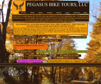 Pegasusbiketours.com(Pegasus Bike Tours) Screenshot