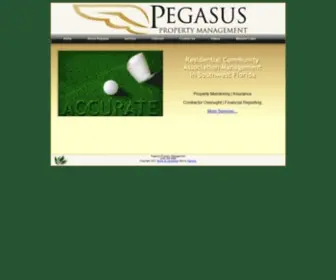 Pegasuscam.com(Community Association Management Company) Screenshot