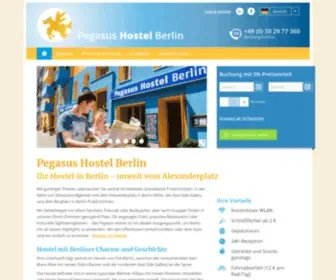 Pegasushostel.de(Pegasus Hostel Berlin) Screenshot