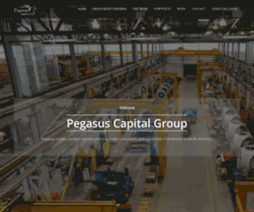 PegasusmGMT.com(Pegasus Capital Group) Screenshot