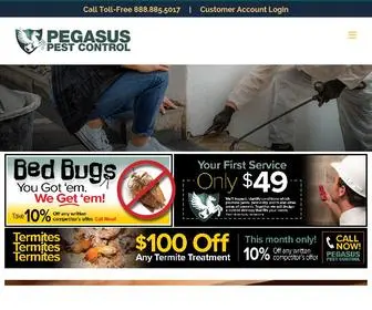 Pegasuspest.com(Best Pest Control Company in Sacramento) Screenshot