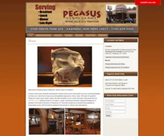 Pegasusrestaurant.net(Pegasus Restaurant) Screenshot