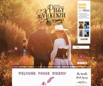 Peggymckenzie.com(Contemporary and Historical Romance Novels) Screenshot