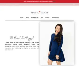 Peggyrejames.com(Work With Me) Screenshot