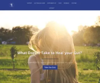 Peggyschirmer.com(What does it take to heal your gut) Screenshot