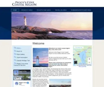 Peggyscoveregion.com(Visitor Information) Screenshot