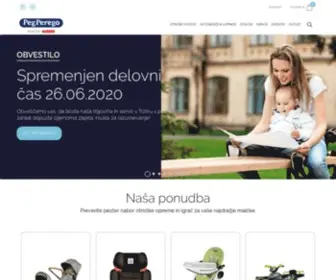 Pegperego.si(Peg Perego) Screenshot