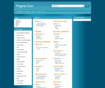 Pegsw.com(PE钢丝网骨架复合管) Screenshot