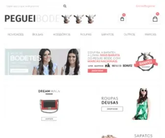 Pegueibode.com.br(Melhor Brechó de Luxo Online do Brasil) Screenshot
