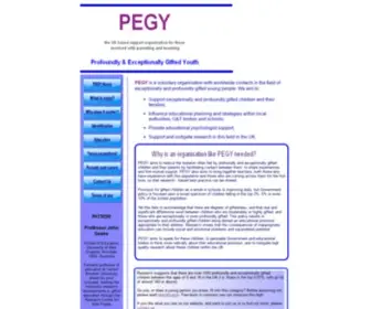 Pegy.org.uk(PEGY Home) Screenshot