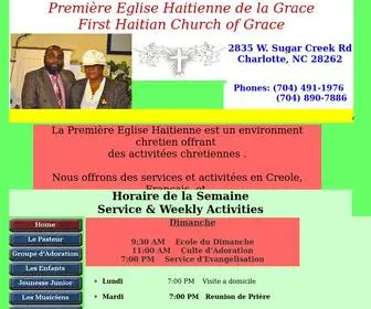 Pehg.org(Permiere Eglise Haitienne de la Grace) Screenshot