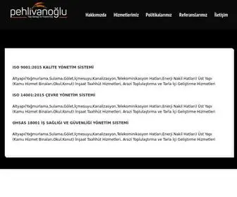 Pehlivanogluyapi.com(Pehlivanoğlu Yapı San) Screenshot
