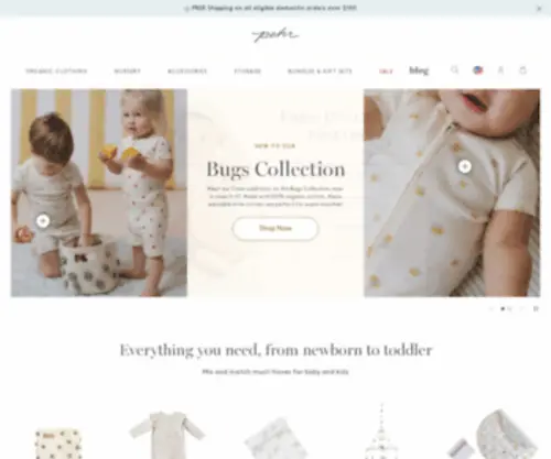 Pehrdesigns.com(Organic Kids & Baby Clothes) Screenshot