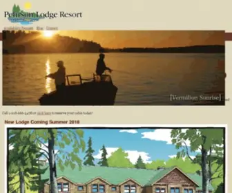 Pehrsonlodge.com(Pehrson Lodge Resort on Lake Vermilion) Screenshot