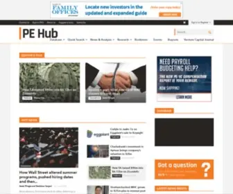 Pehub.com(PE Hub) Screenshot