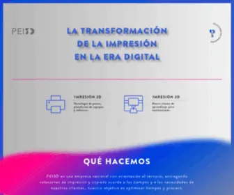 Pei3D.cl(Soluciones de impresión que se adaptan a las necesidades de tu empresa) Screenshot