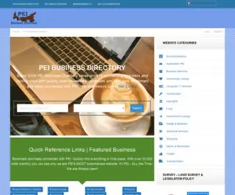 Peibusinessdirectory.net(PEI Business Directory) Screenshot