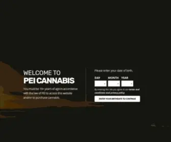 Peicannabiscorp.com(PEI Cannabis Management Corporation) Screenshot