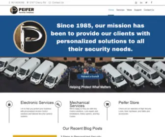 Peiferlock.com(Peifer Security Solutions) Screenshot