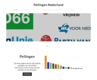 Peilingennederland.nl(Peilingen Nederland) Screenshot