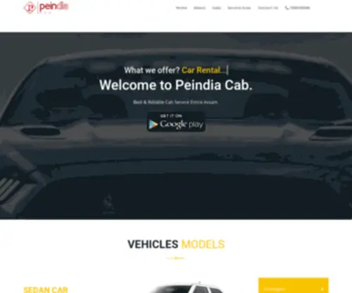 Peindiacab.in(Peindia Cab) Screenshot