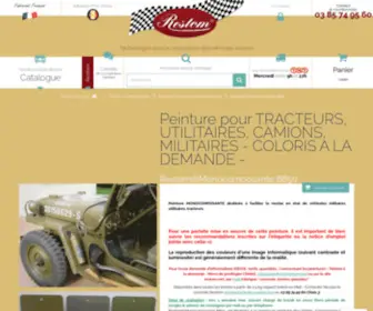 Peinture-Militaire.com(Peinture militaire) Screenshot