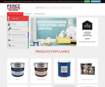 Peinturechezvous.com(Perez) Screenshot