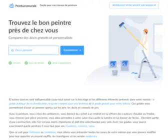 Peinturemurale.fr(Retrouvez un guide complet et gratuit sur la peinture) Screenshot