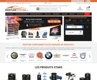 Peinturevoiture.fr(Materiel carrosserie & Peinture auto pour carrosserie) Screenshot