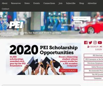 Pei.org(Petroleum Equipment Institute) Screenshot
