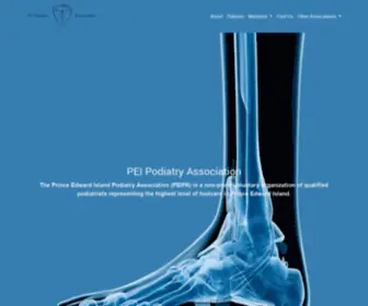 Peipodiatry.com(PEI Podiatry Association) Screenshot