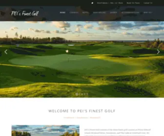 Peisfinestgolf.com(PEI's Finest Golf) Screenshot