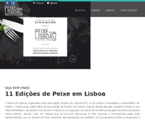 Peixemlisboa.com(Peixe em Lisboa) Screenshot