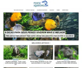 Peixeseaquarismo.com(Peixes e Aquarismo) Screenshot