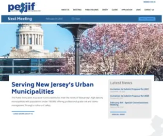 Pejif.com(The Public Entity Joint Insurance Fund) Screenshot