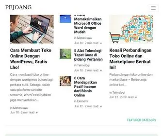 Pejoang.com(Pejuang Rupiah) Screenshot