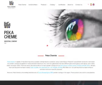 Pekachemie.com(Peka Chemie) Screenshot