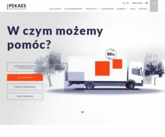 Pekaes.pl(Operator Logistyczny) Screenshot