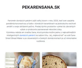 Pekarensana.sk(Pekarensana) Screenshot