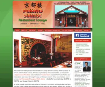 Pekingsunrise.com(Asian Restaurant in North Conway) Screenshot