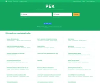 Pek.mx(Directorio de Empresas) Screenshot