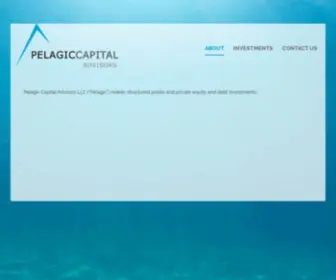 Pelagicadvisors.com(Pelagicadvisors) Screenshot