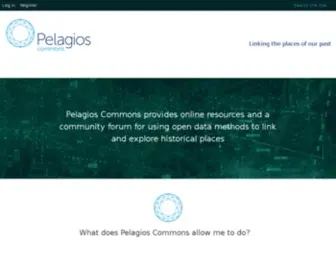 Pelagios.org(Pelagios Network) Screenshot