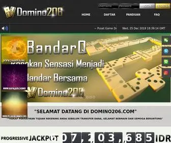 Pelangidomino.com Screenshot