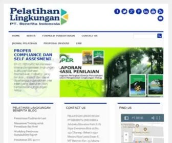 Pelatihanlingkungan.com(Pelatihan Lingkungan Benefita Indonesia Training & Event) Screenshot